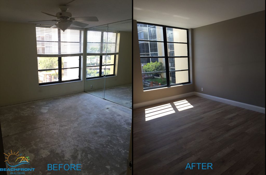 Master-Bed, beachfront builders, boca raton, boca bayou, florida remodel apartment, remodel project, rennovated apartment