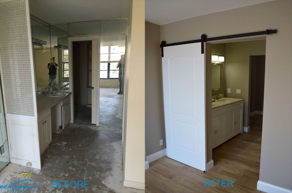 Master Bedroom remodel, beachfront builders, boca raton florida, delray beach, renovated apartment, new remodel